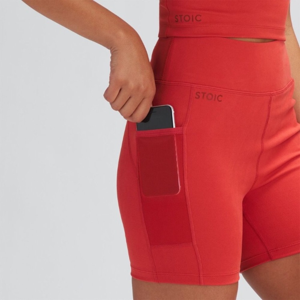 Stoic Women's 4-Inch Bike Shorts, small bundle